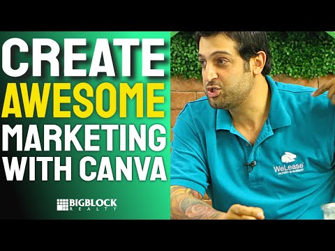 HOW TO CREATE AWESOME MARKETING WITH CANVA | Realtor Training w/ Sam Khorramian