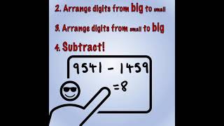 Kaprekar's Constant | #1minutemaths | Mathematigals