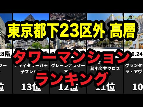 東京都下23区外タワーマンションランキング！最も高いのは？あの芸能人が１室所有のタワマンが！／郊外型タワーマンション／高層マンション／分譲マンション 購入／物件 おすすめ／タワマン 高層階／富裕層 家