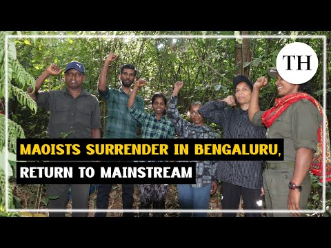 Six Maoists surrender before Karnataka CM in Bengaluru