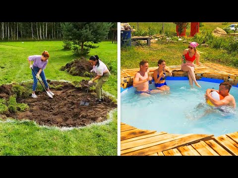 Create Your Own Backyard Oasis With a DIY Swimming Pool!