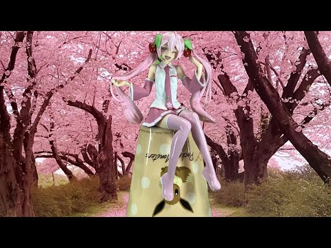 Hatsune Miku-Noodle Stopper Figure-Sakura Miku Wink ver.