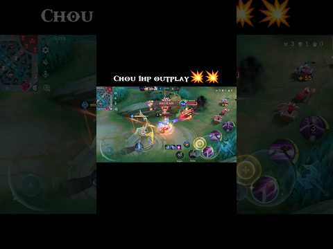 Chou 1hp outplay #mobilelegends #shorts