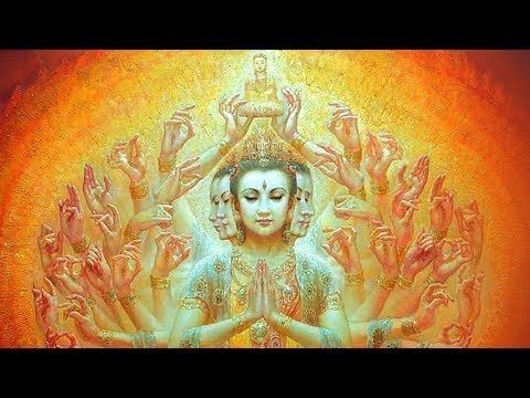 ♫ The Great Compassion Mantra SANSKRIT Lyrics - 1 HOUR - Tibetan Eleven Faced Avalokitesvara Dharani