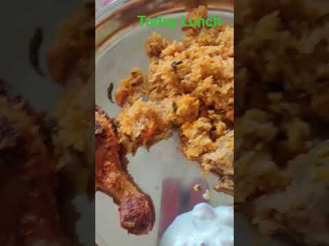 Today Lunch #lunch #chickenrecipe #biriyani