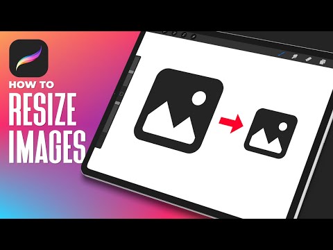 Quickly Resize An Image with Procreate for The iPad