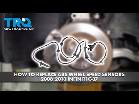 How to Replace ABS Wheel Speed Sensors 2008-2013 Infiniti G37