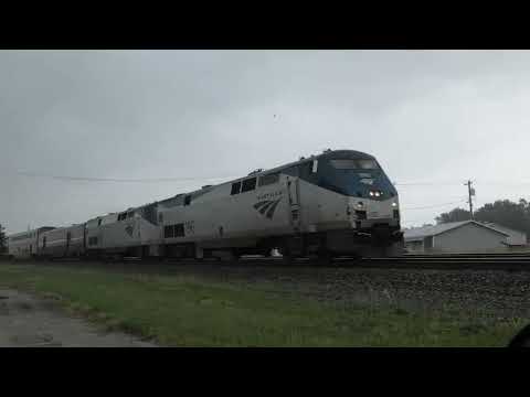 Amtrak 196 Leads Train #5 Princeton, IL 6/8/24