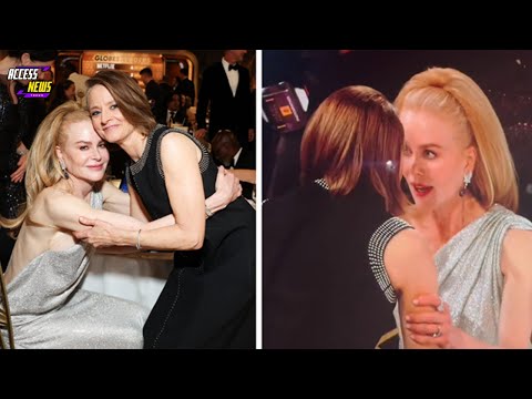 Nicole Kidman & Jodie Foster’s Viral Golden Globes Moment 🤔✨ | What Really Happened? 🎥