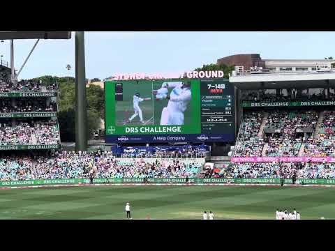 Washington Sundar Controversial DRS Decision | India vs Australia Sydney Test BGT 2025 #bgt