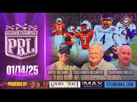 Pirate Radio Live - 1/14/2025 - Mully, Coach Mack, Bryce Williams