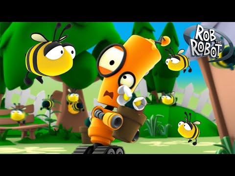 Orbit's Unbeelieveably Scared! 🐝| Rob The Robot | Preschool Learning