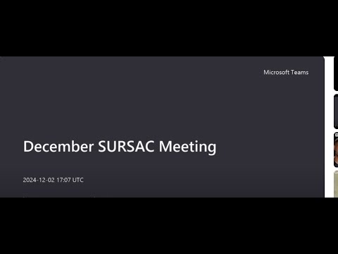 WA State Substance Use Recovery Services Advisory Committee (SURSAC) December, 2, 2024