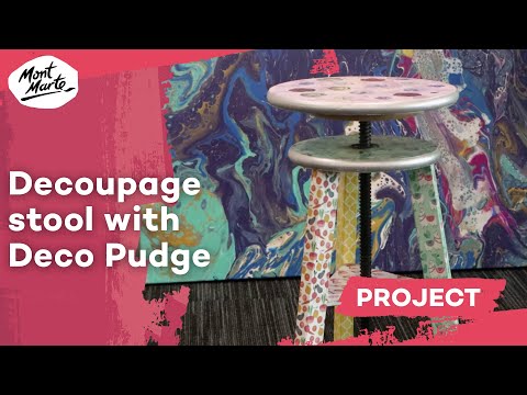 How to decoupage furniture