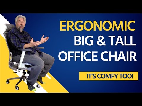 You'll Sit Comfy in the NearHub EC20 Ergonomic Office Chair for Big & Tall