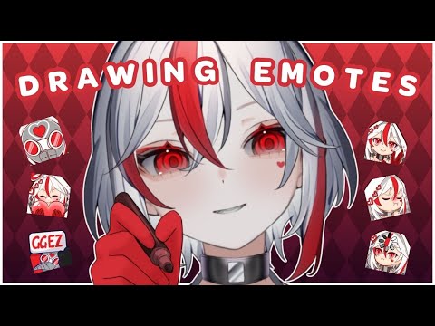 【Drawing】Making new emotes for the Aitomos【Yume+ | Aimee】