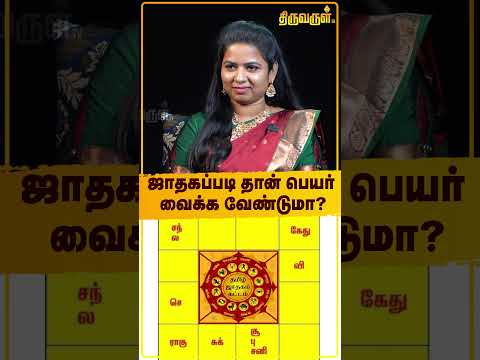 ஜாதகப்படி தான் பெயர் வைக்க வேண்டுமா? | Mahas Raja | Jathagam | Astrology | Name