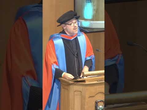 Snippet of my speech for the graduation ceremony at Exeter Uni. Very proud to become dr of letters