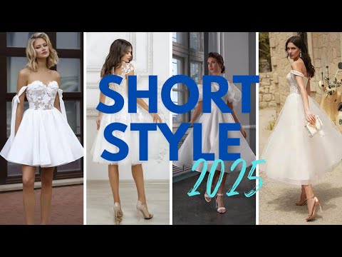 Short wedding dresses | Wedding inspiration #weddingdress #weddinginspiration #weddingideas