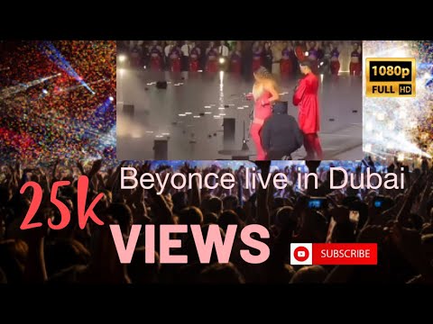 Beyonce performance “Drunk in Love” in Dubai 2023