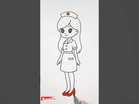 Let's Draw a Beautiful Nurse 👩‍⚕️🎨