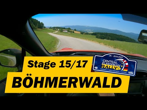 WRC Central European Rally 2023 | Stage 15/17 Böhmerwald | POV Recce