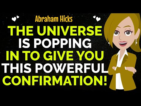 The Universe Is Popping In To Give You This Powerful Confirmation !✨✅Abraham Hicks 2025