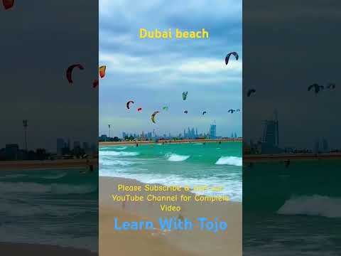 Dubai beach #dubai #dubaitouristplaces #dubaibeach #dubaivlog #dubaitourguide #dubaitour #dubailife