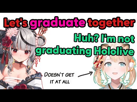 Chloe's dirty joke goes over Iroha's head【Hololive】