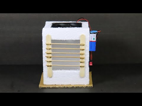 How to Make a Mini Air Cooler at Home | Easy Science Project | DIY Air Conditioner (AC)