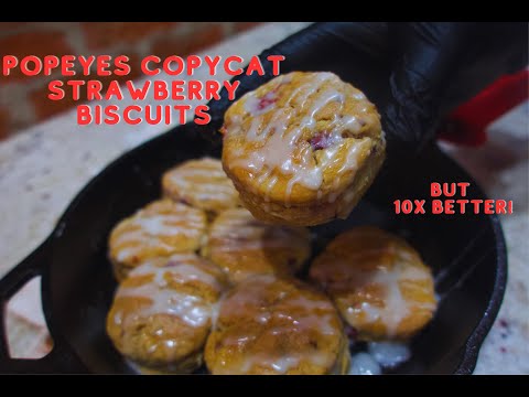 Popeyes Strawberry Biscuits | Copycat Recipe