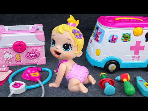 90 Minutes Bunny Ambulance Toys, Satisfying Unboxing Doctor Play Set ASMR vs Tina Unboxing Toys