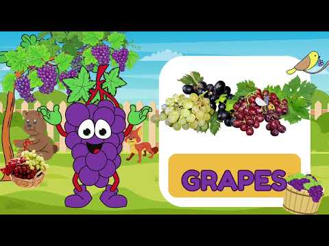 "The Fruits Song: Fun Learning About Fruits for Kids!" Animated Fruits