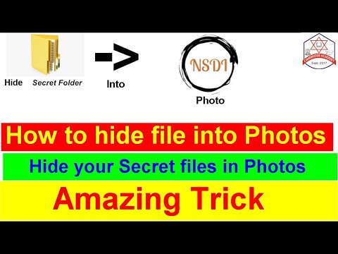 How to Hide The Any File Into the Photo In Windows ||File Hide in Windows Using CMD ||