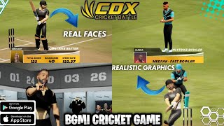 🥶CDX- Cricket Battle Ground Game Launched ! Cricket Like BGMI😮 ! Ultra Graphics 🔥 ! Gameplay Review