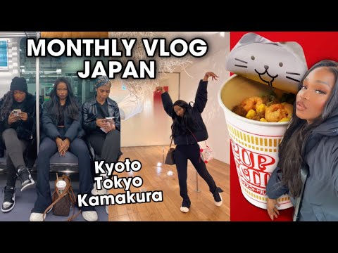 A MONTH IN MY LIFE IN JAPAN! Kyoto-Tokyo-Kamakura | Things to eat  Things to do