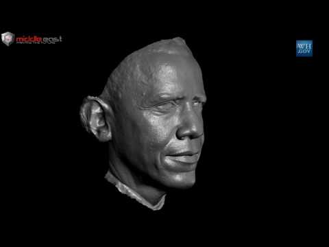 A Presidential 3D Portrait   3D Scanning Barack Obama