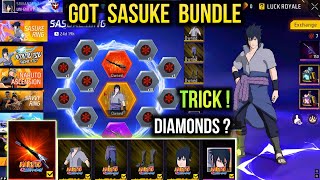 Got Sasuke Bundle | Sasuke Ring Event Spin | Free Fire New Event | Sasuke Bundle Spin