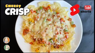 2 mins Cheesy Crisp | Quick snack recipe | Vrat Upvas Special #shorts