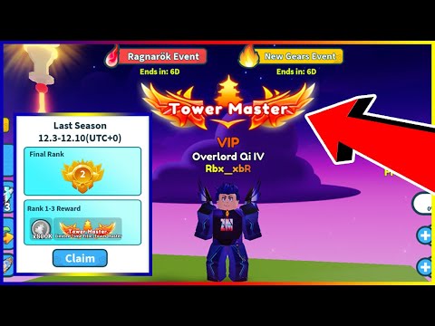 Finally! I got the *TOWER MASTER* TITLE | Weapon Fighting Simulator | Roblox