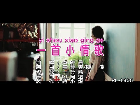 卓舒晨 | 一首小情歌 | (DJ修改版) | (1080P)KTV