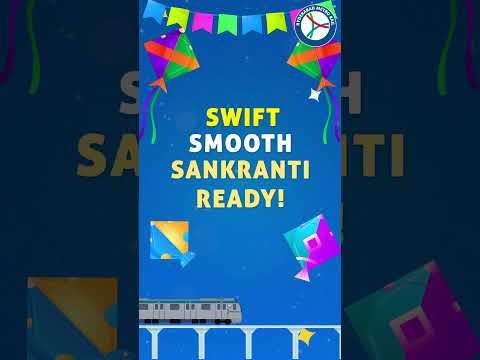 Hyderabad Metro || Wishing You All A Happy Sankranti || Sankranti Celebration