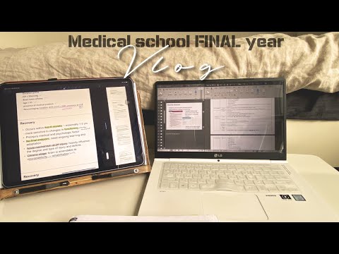 [KOREA MED SCHOOL VLOG #1] Med school senior class student's daily life