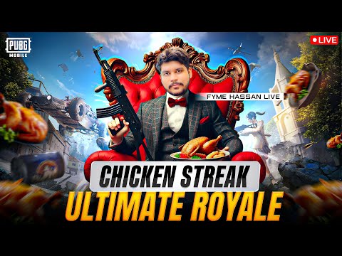 BCK TO BACK CHICKEN DINNER STREAK IN ULTIMATE ROYAL 😂l Update 3.5 l PUBG MOBILE l FYME HASSAN