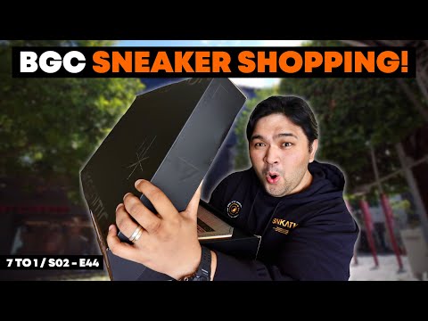 Jordan, Nike, and Adidas Sneaker Shopping at BGC!