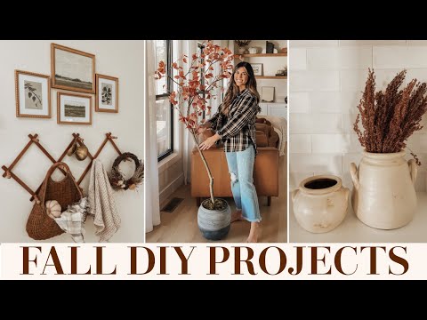 DIY FALL DECOR PROJECTS to elevate your home! | FAUX FALL TREE FOR UNDER $30!