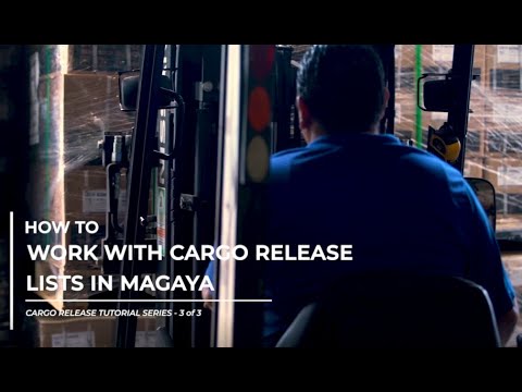 Cargo Release: Working with the List, Reports and More in Magaya Software (Part 3 of 3)