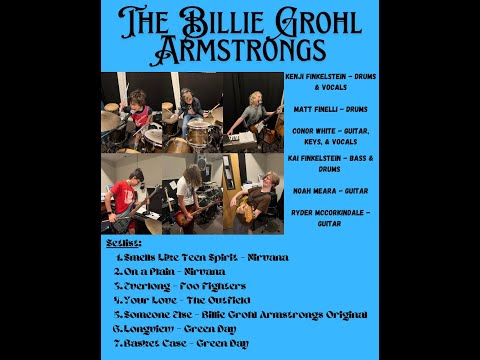 The Billie Grohl Armstrongs: Live Band Camp performance! #seattledrumschool