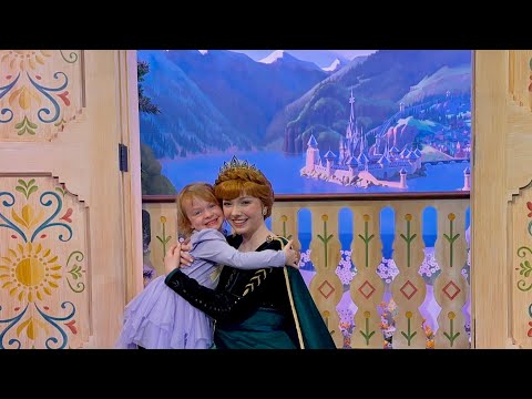 Frozen’s Anna Meet and Greet at Epcot!