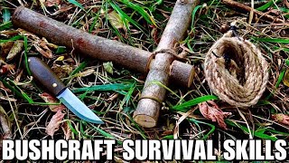 Learn 10 Advanced Bushcraft & Survival Skills!